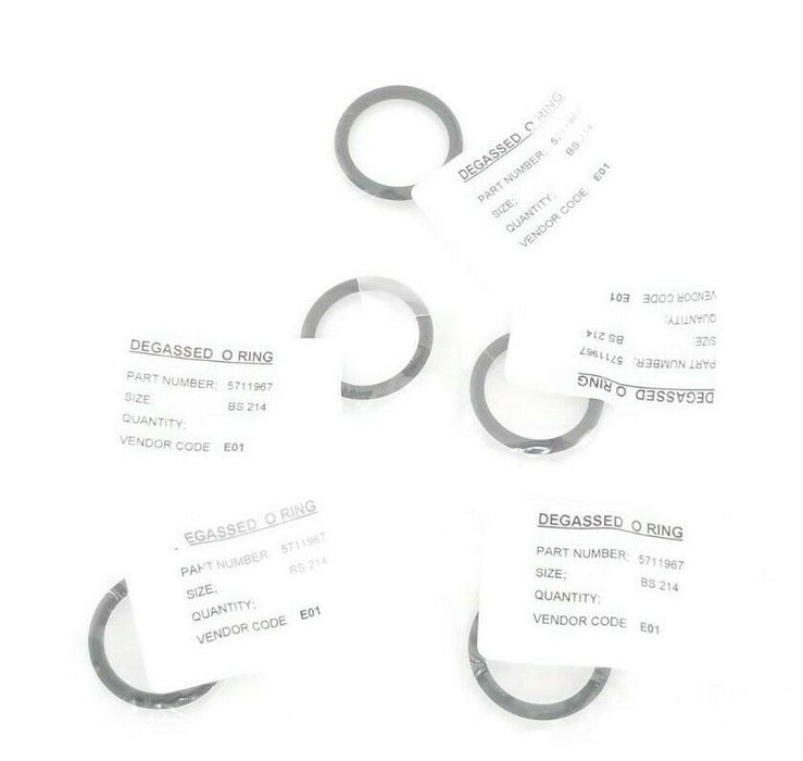 LOT OF 5 NEW WATERS 5711967 O-RINGS SIZE: BS214