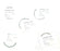 LOT OF 5 NEW WATERS 7000001056 DEGASSED O-RINGS SIZE: 42X1.5MM, P/N: 5711979