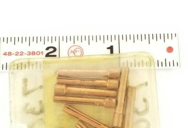 LOT OF 12 NEW SOUTH-WELD PRODUCTS 13N22 COLLETS 1/16