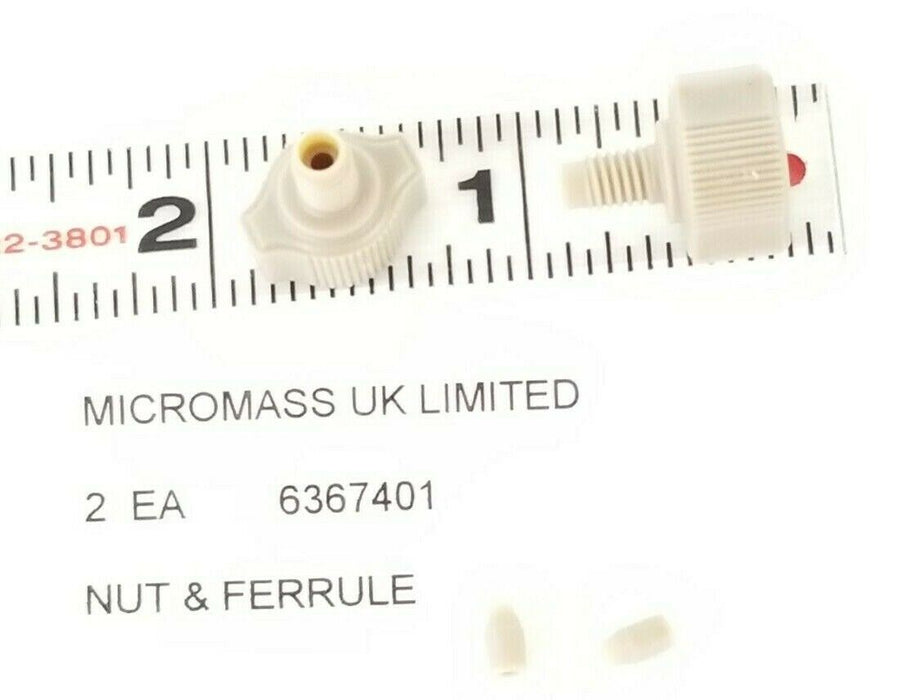 LOT OF 9 NEW WATERS 6367401 NUT & FERRULE