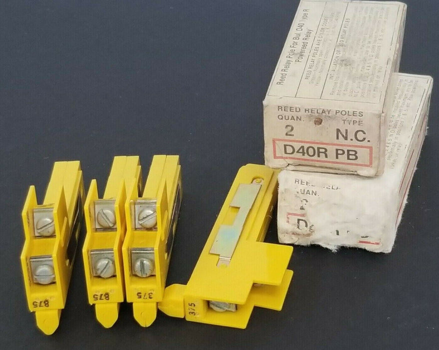 LOT OF 4 EATON CUTLER HAMMER D40RPB REED RELAYS 1 N.C.