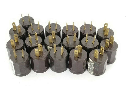 LOT OF 18 LEVITON 002-61 SOCKET / OUTLET PLUG-IN ADAPTERS 002-00061 002/630-61