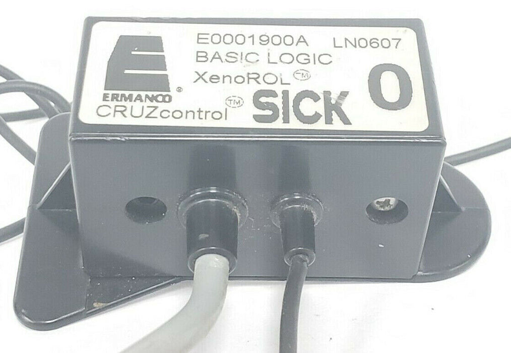 SICK OPTIC E0001900A BASIC LOGIC XENOROL PHOTOELECTRIC SENSOR (DAMAGED)