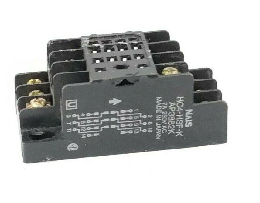 NAIS HC4-HSF-K RELAY SOCKET HC4HSFK