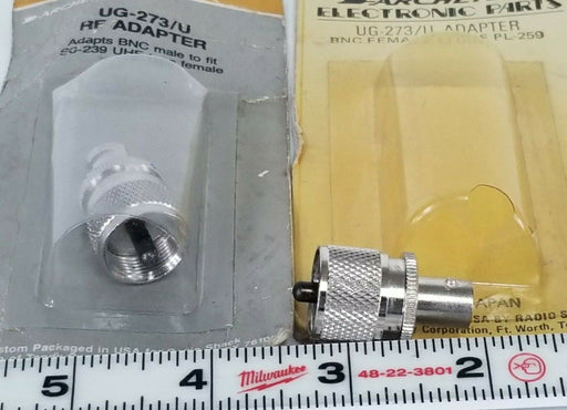 LOT OF 2 NEW ARCHER UG-273/U RF ADAPTERS CAT. 278-121