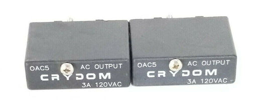 LOT OF 2 CRYDOM OAC-5 I/O MODULES 3A, 240VAC OAC5