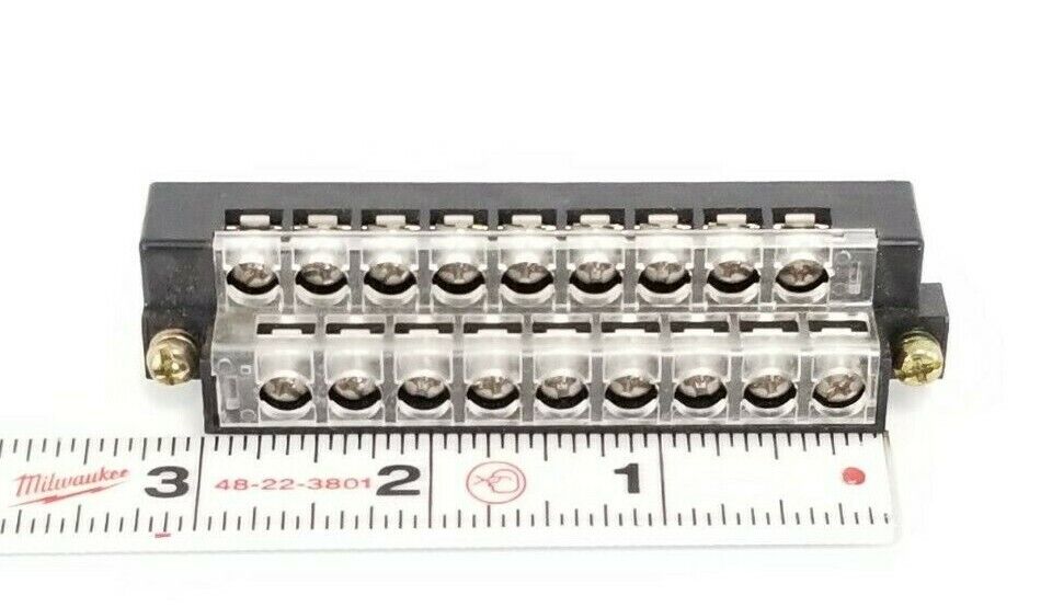 FUJIKURA DDK DDK18-B TERMINAL BLOCK PLUG CONNECTOR, 18 POSITON, BLACK, DDK18B