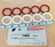 LOT OF 5 NEW IN BAG FEDEGARI GP00004 SILICONE + TEFLON GASKETS DN26 GP600004