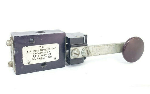 AIR-MITE 3-WAY SOLENOID VALVE WITH LEVER HANDLE