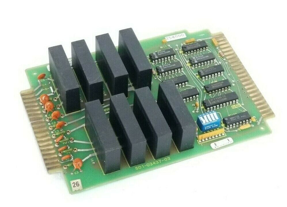 GIDDINGS & LEWIS ELECTRONICS 502-03381-01 DC OUTPUT BOARD 501-03437-02 W/ DC60MP