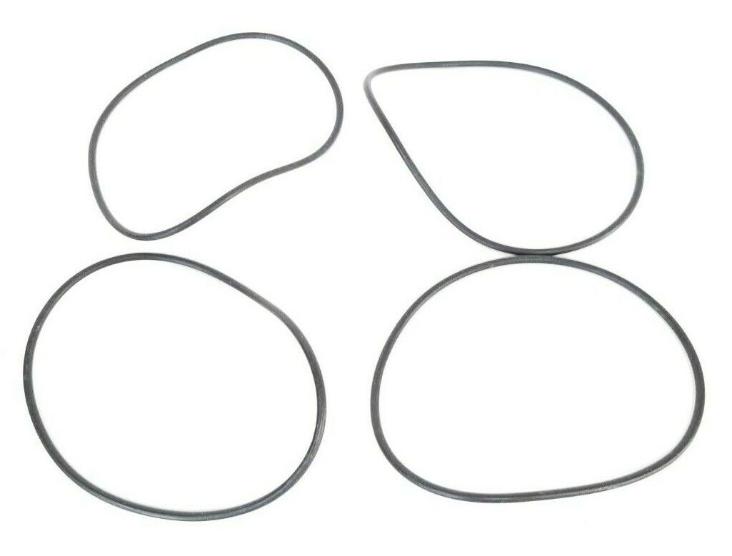 LOT OF 4 NEW METRIC BUNA G-180 O-RINGS, 0672-THMF, 179.3 X 5.7 MM