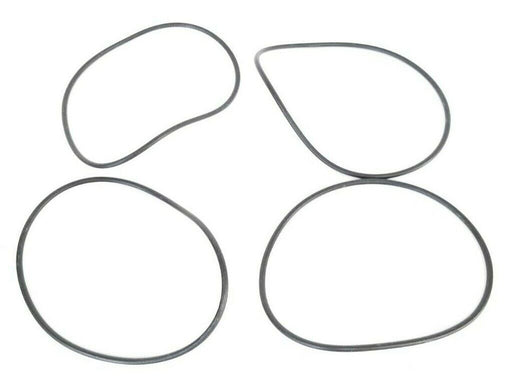 LOT OF 4 NEW METRIC BUNA G-180 O-RINGS, 0672-THMF, 179.3 X 5.7 MM
