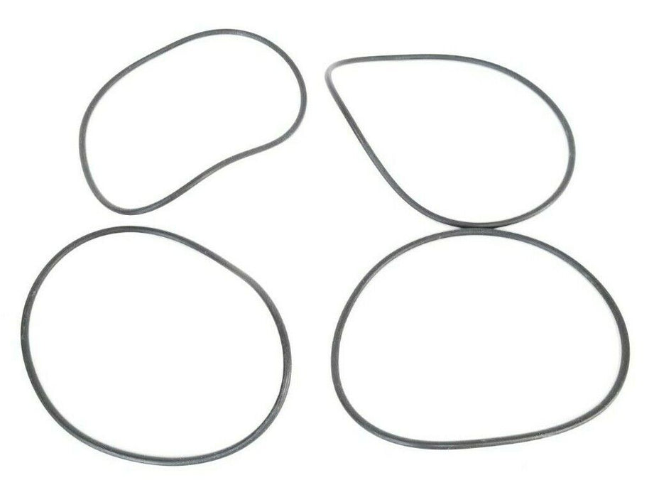 LOT OF 4 NEW METRIC BUNA G-180 O-RINGS, 0672-THMF, 179.3 X 5.7 MM