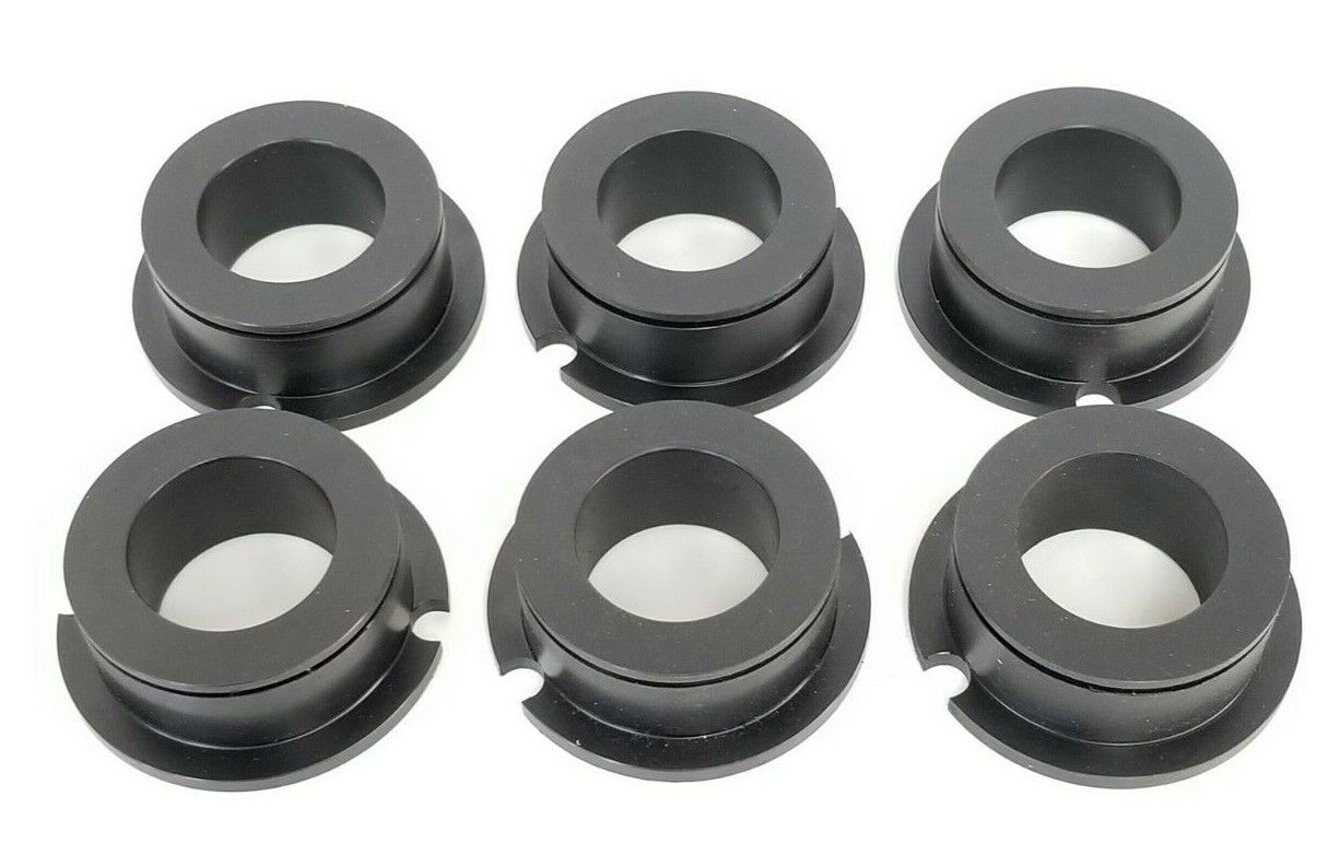 LOT OF 6 NEW GENERIC LN1005 PLASTIC FLANGE BUSHINGS 4'' O.D.