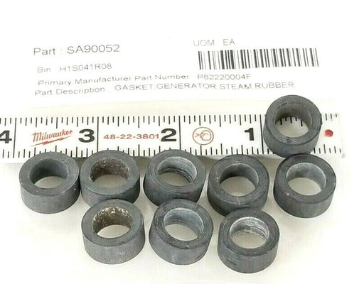 LOT OF 9 NEW GENERIC P82220004F RUBBER STEAM GASKETS SA90052 1/2'' IN. ID