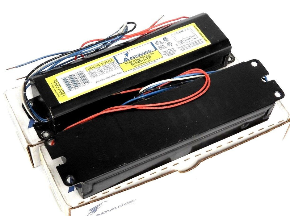 2 NIB ADVANCE R-140-TP RAPID START BALLASTS 120V 60HZ LAMP 1F40T12