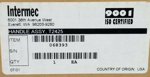 LOT OF 2 NIB INTERMEC T2425 HANDLE ASSEMBLIES