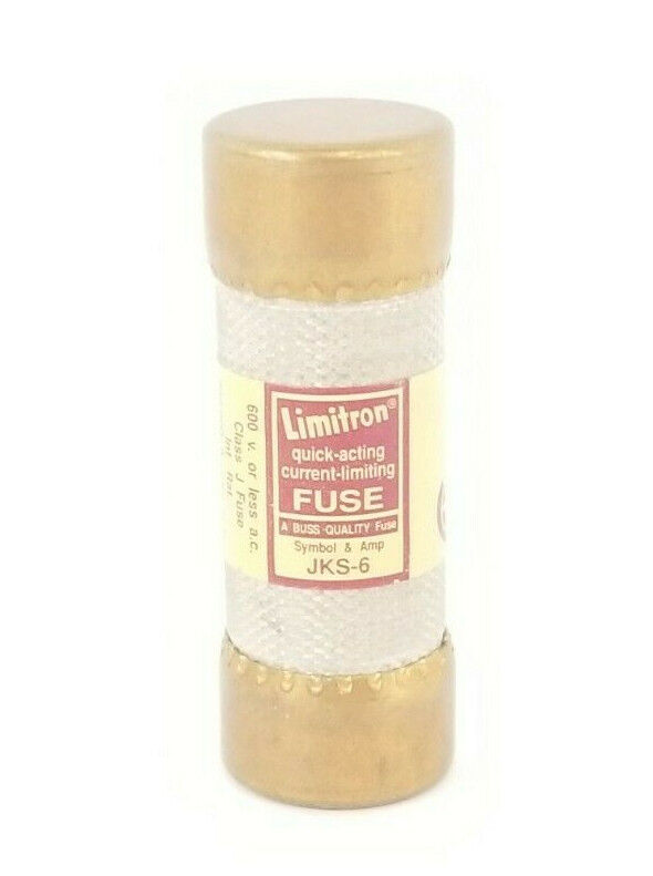 NEW COOPER BUSSMANN JKS-6 LIMITRON QUICK-ACTING FUSE JKS6