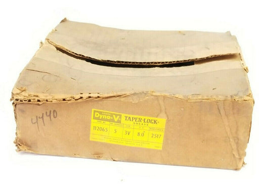 NIB DODGE DYNA-V 112065 TAPER-LOCK SHEAVE 5 GROOVE 3V 8.0 OD. 2517