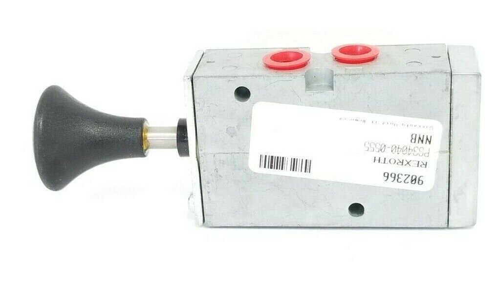NEW REXROTH BOSCH PS34040-0555 VALVE MANUAL PALM BUTTON 1/4NPT 5 PORTS