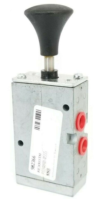 NEW REXROTH BOSCH PS34040-0555 VALVE MANUAL PALM BUTTON 1/4NPT 5 PORTS
