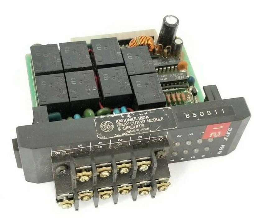 GE FANUC IC610MDL180A RELAY OUTPUT MODULE 8-CIRCUIT IC610MDL180