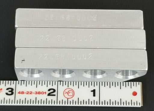 LOT OF 3 SHUTTLEWORTH 22268-0002 INTERFACE RAILS 022268-002 222680002