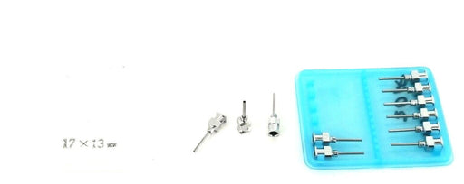 LOT OF 11 NEW GENERIC / UC 17x13MM DISPENSING NEEDLES 13MM TUBE LENGTH