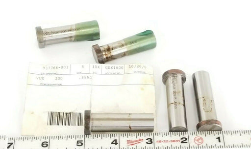 LOT OF 5 NEW DAYTON PROGRESS VUX-200 DIE PUNCHES P .5550 VUX200 2'' IN. OAL
