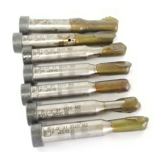 LOT OF 7 NEW DAYTON VJX-31-1120-M2 DIE PUNCHES P .2010 2'' IN. OAL VJX311120M2