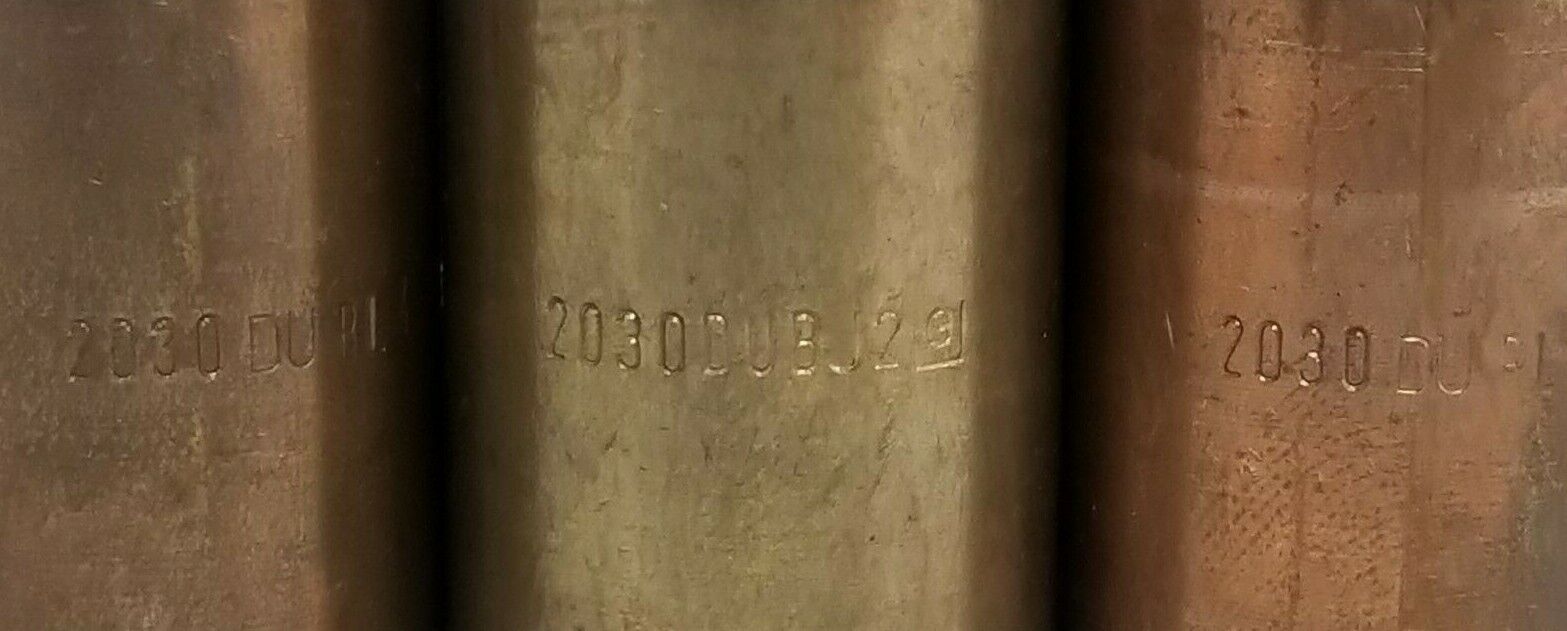 LOT OF 5 NEW KRONES 0-126-73-845-0 BRASS BUSHINGS 0126738450