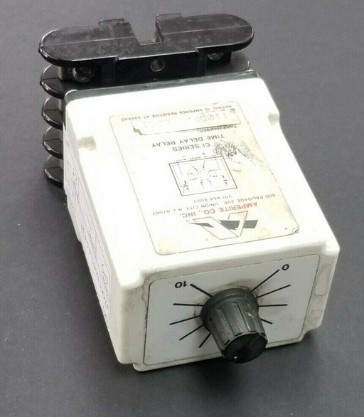AMPERITE CO. INC. 110DP.1-60CI TIME DELAY RELAY SER. CI 10A-240VAC 110DP160CI