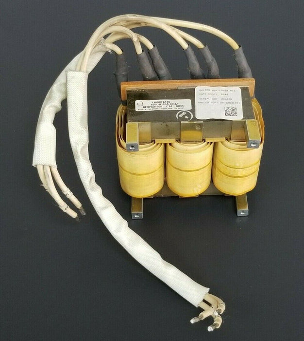 BALDOR / BASLER LR0001A16 REACTOR TRANSFORMER 455UH 40A 60HZ BR-32631001