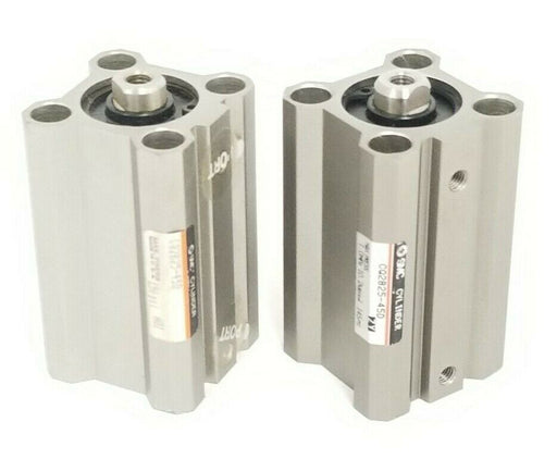 LOT OF 2 NEW SMC CQ2B25-45D COMPACT CYLINDERS CQ2B2545D
