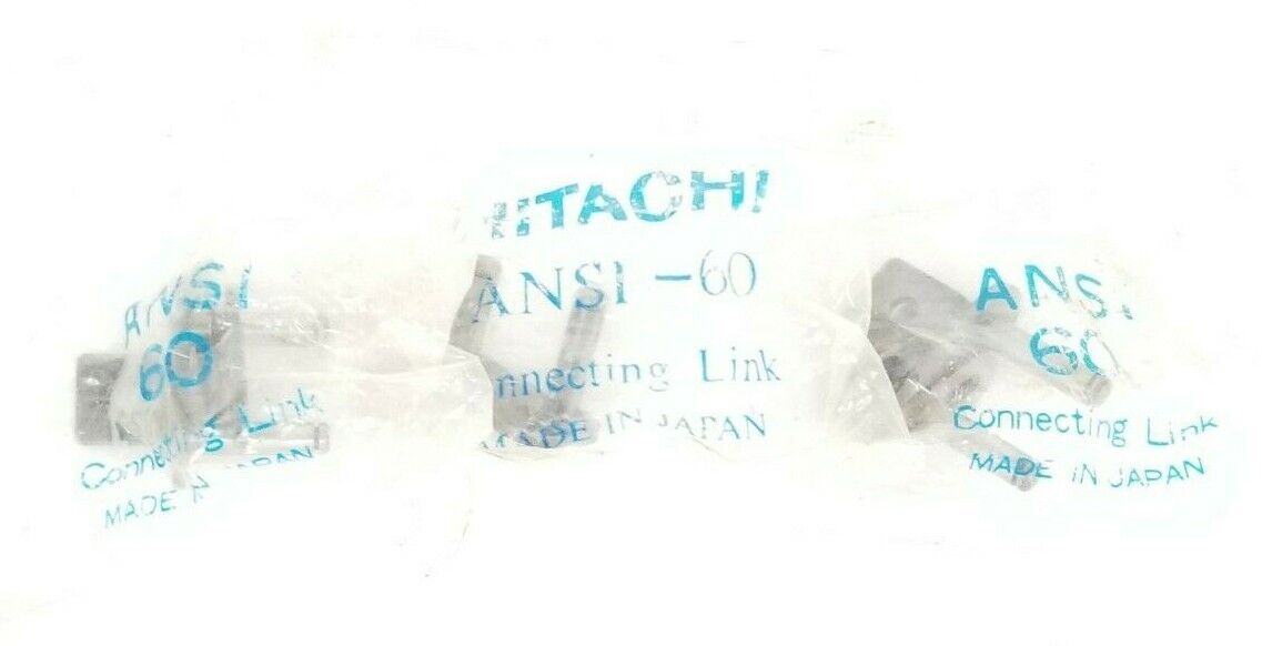 LOT OF 3 NEW GENERIC / HITACHI ANSI-60 CHAIN CONNECTING LINKS ANSI60