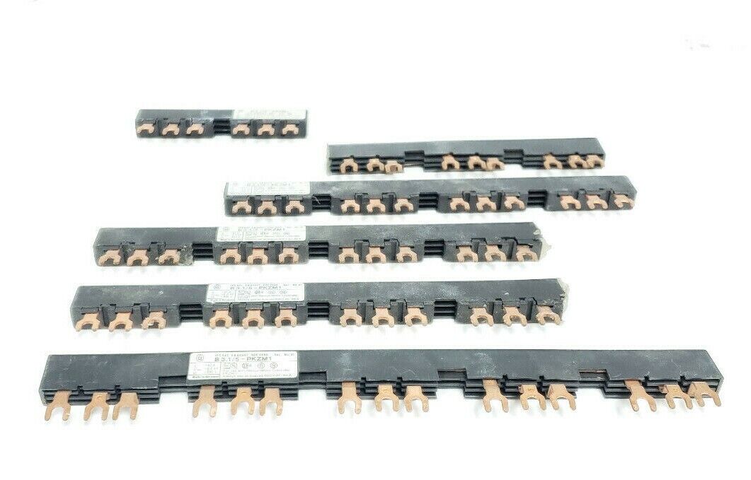 LOT OF KLOCKNER MOELLER B3.1/5-PKZM1 3-PHASE LINK BUS BARS B315PKZM1