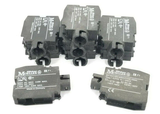 LOT OF 9 KLOCKNER MOELLER EF1 PILOT AND CONTROL CIRCUIT DEVICES