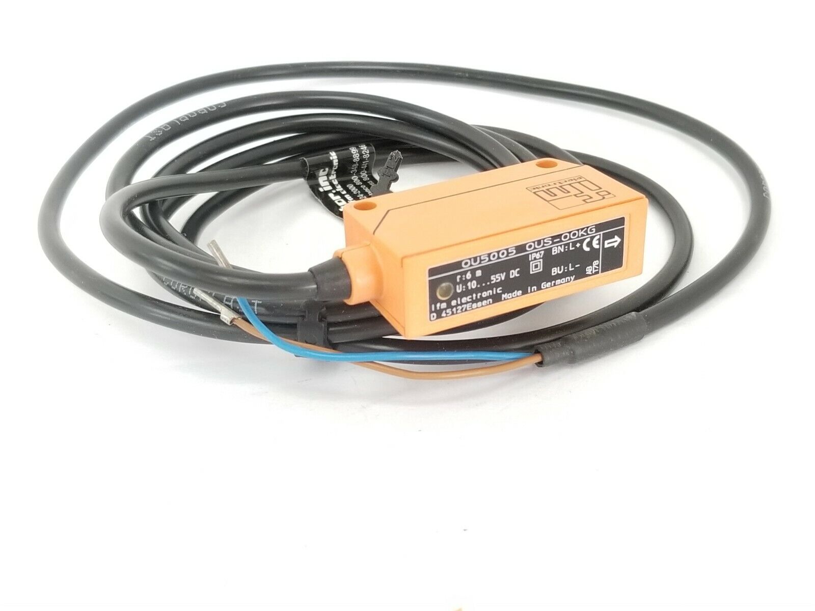 IFM EFECTOR OU5005 OUS-OOKG THROUGH-BEAM SENSOR TRANSMITTER R: 6M