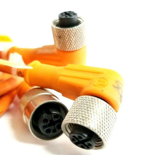 LOT OF 3 LUMBERG 909-58 3x0,34 9mm PUR/PVC CABLE ASSEMBLIES