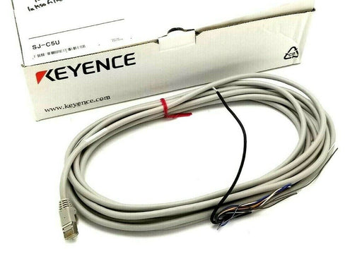 KEYENCE SJ-C5U 10-PIN I/O POWER CABLE LENGTH 5 METERS (16.40 FT.) SJC5U NIB