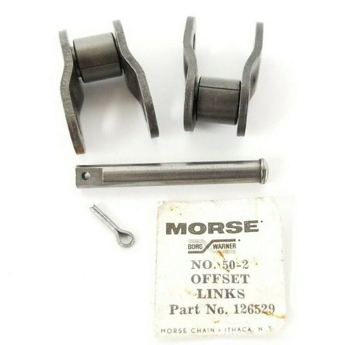 LOT OF 22 NEW IN BAGS MORSE 50-2 OFFSET CHAIN LINKS 126529