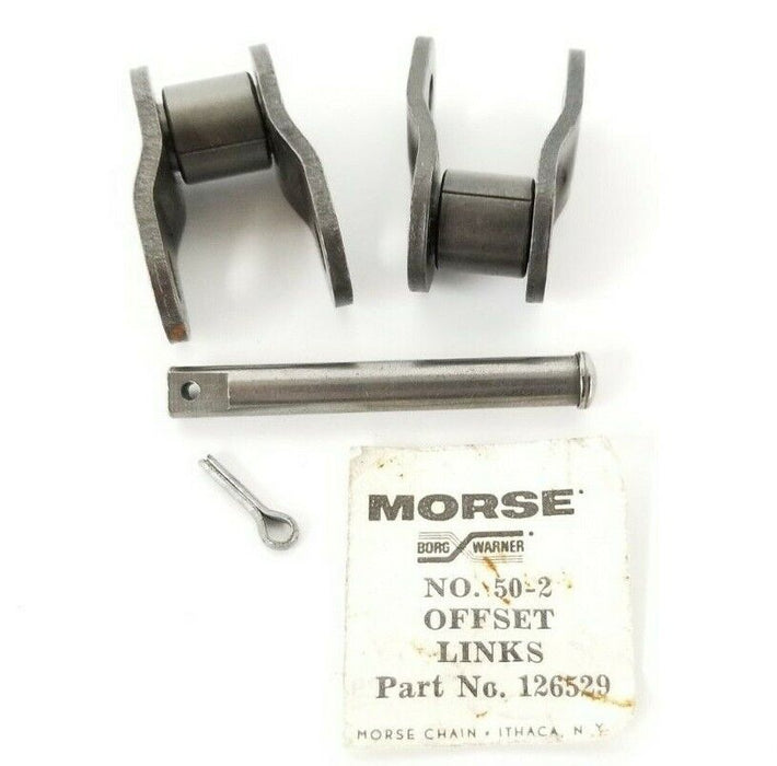 LOT OF 22 NEW IN BAGS MORSE 50-2 OFFSET CHAIN LINKS 126529