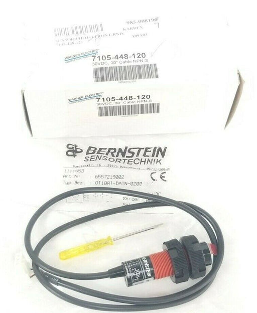 NIB WARNER ELECTRIC 7105-448-120 CABLE 30VDC, 30'' NPN-S, 7105448120