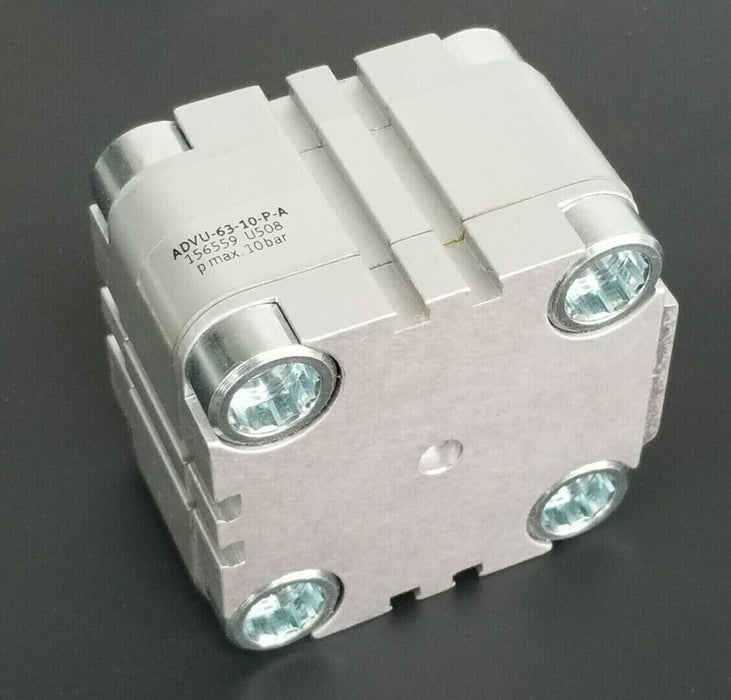 NIB FESTO ADVU-63-10-P-A COMPACT CYLINDER MAT. NR. 156559 SERIE: U508