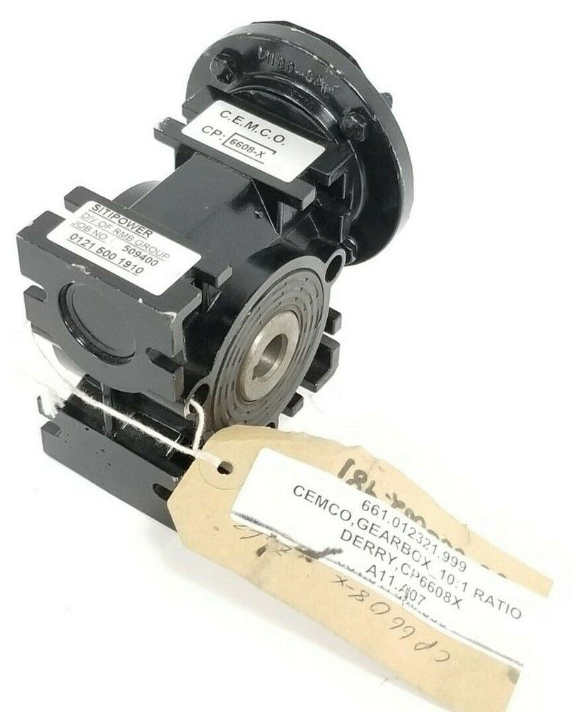 SITI MI-30-F8 CEMCO GEARBOX / SPEED REDUCER, 10:1 RAPP / RATIO, CA-B0, M1-30-F8