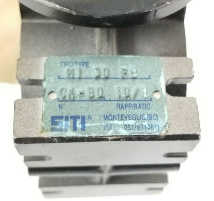 SITI MI-30-F8 CEMCO GEARBOX / SPEED REDUCER, 10:1 RAPP / RATIO, CA-B0, M1-30-F8