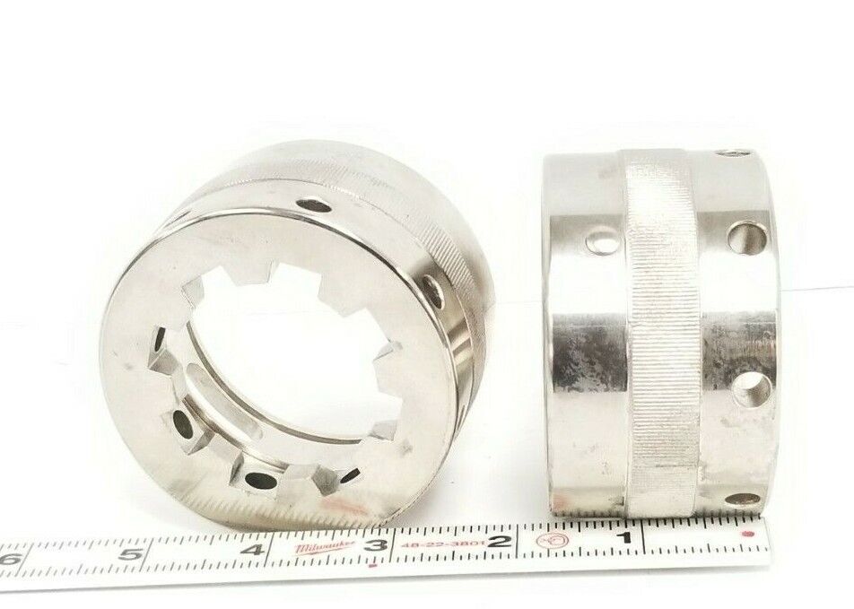 LOT OF 2 CONSOLIDATED 20020C-NP2 BAYONET COLLARS 2-5/8'' IN. ID 1-3/4'' IN. T-T