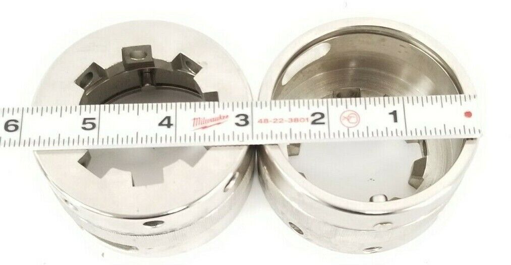 LOT OF 2 CONSOLIDATED 20020C-NP2 BAYONET COLLARS 2-5/8'' IN. ID 1-3/4'' IN. T-T