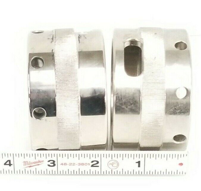 LOT OF 2 CONSOLIDATED 20020C-NP2 BAYONET COLLARS 2-5/8'' IN. ID 1-3/4'' IN. T-T