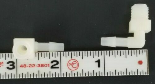 LOT OF 20 NEW GENERIC 3/8'' IN THREADED ELBOW VALVES 10MM TUBE CONNECTOR